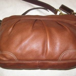 Leather Coach Shoulder Bag